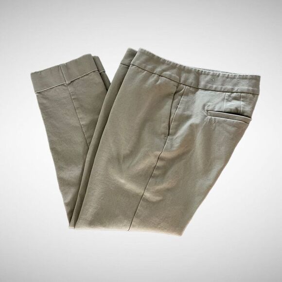 Ann Taylor Factory Ankle Cropped Cuffed Pants, Size: Curvy 4 - Picture 1 of 8